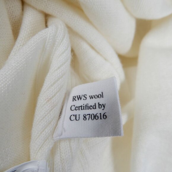 ALL SAINTS Gala Merino Wool Turtleneck Sweater Size S Relaxed White NEW $199 - Picture 8 of 8
